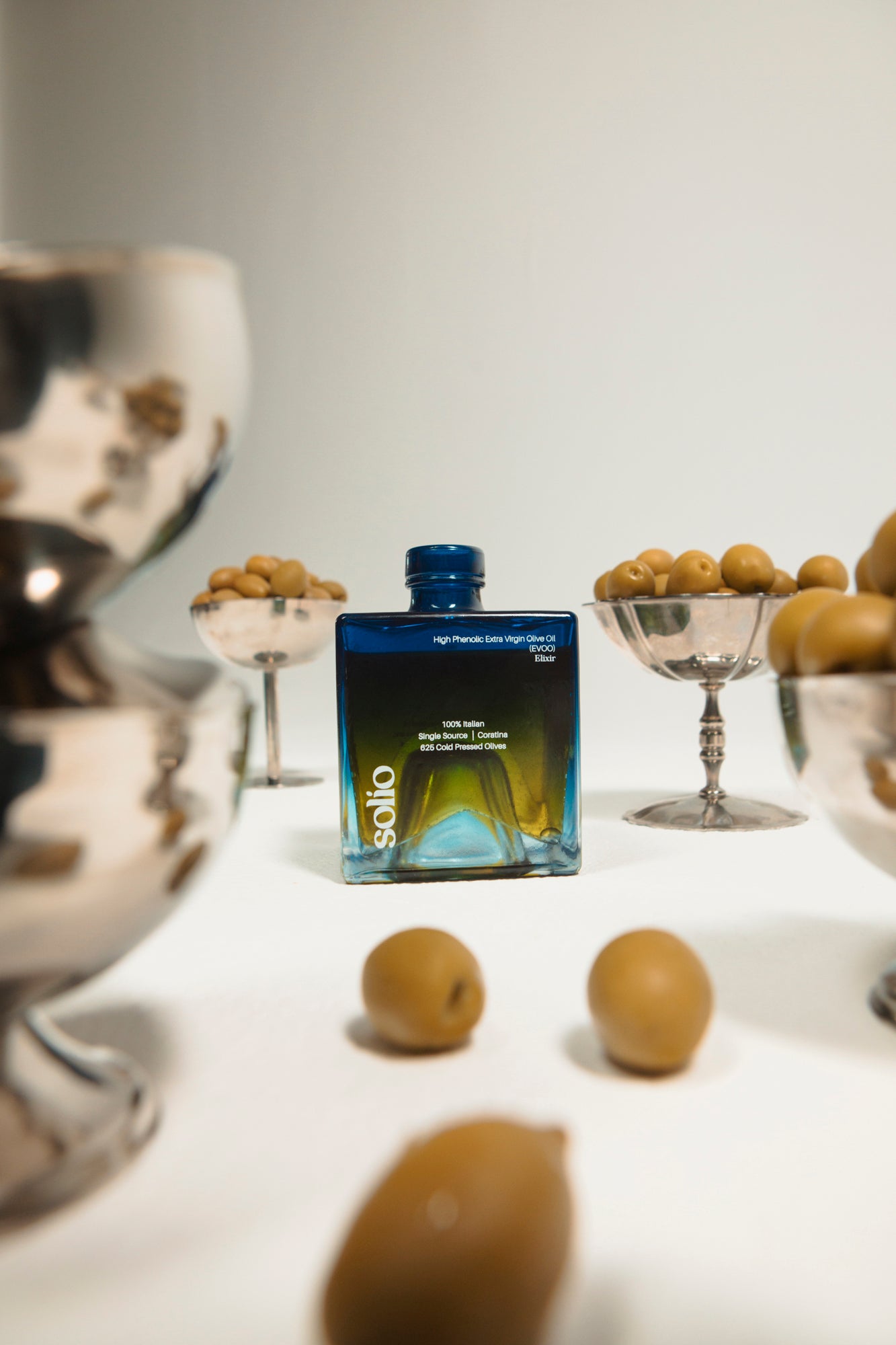 Solio Extra-Virgin Olive Oil bottle